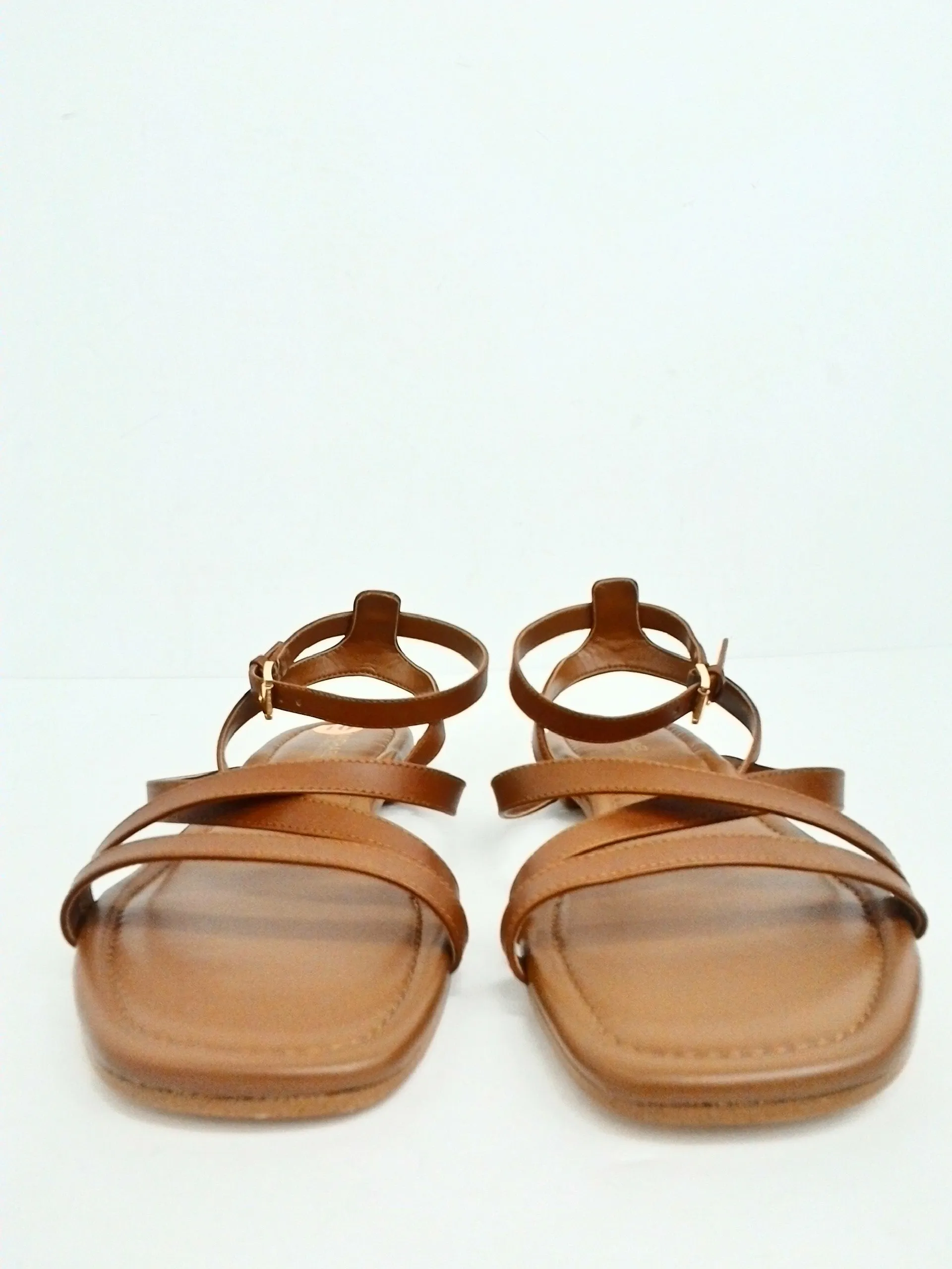 Michael Kors Women's Brown Leather Sands Size 10 M
