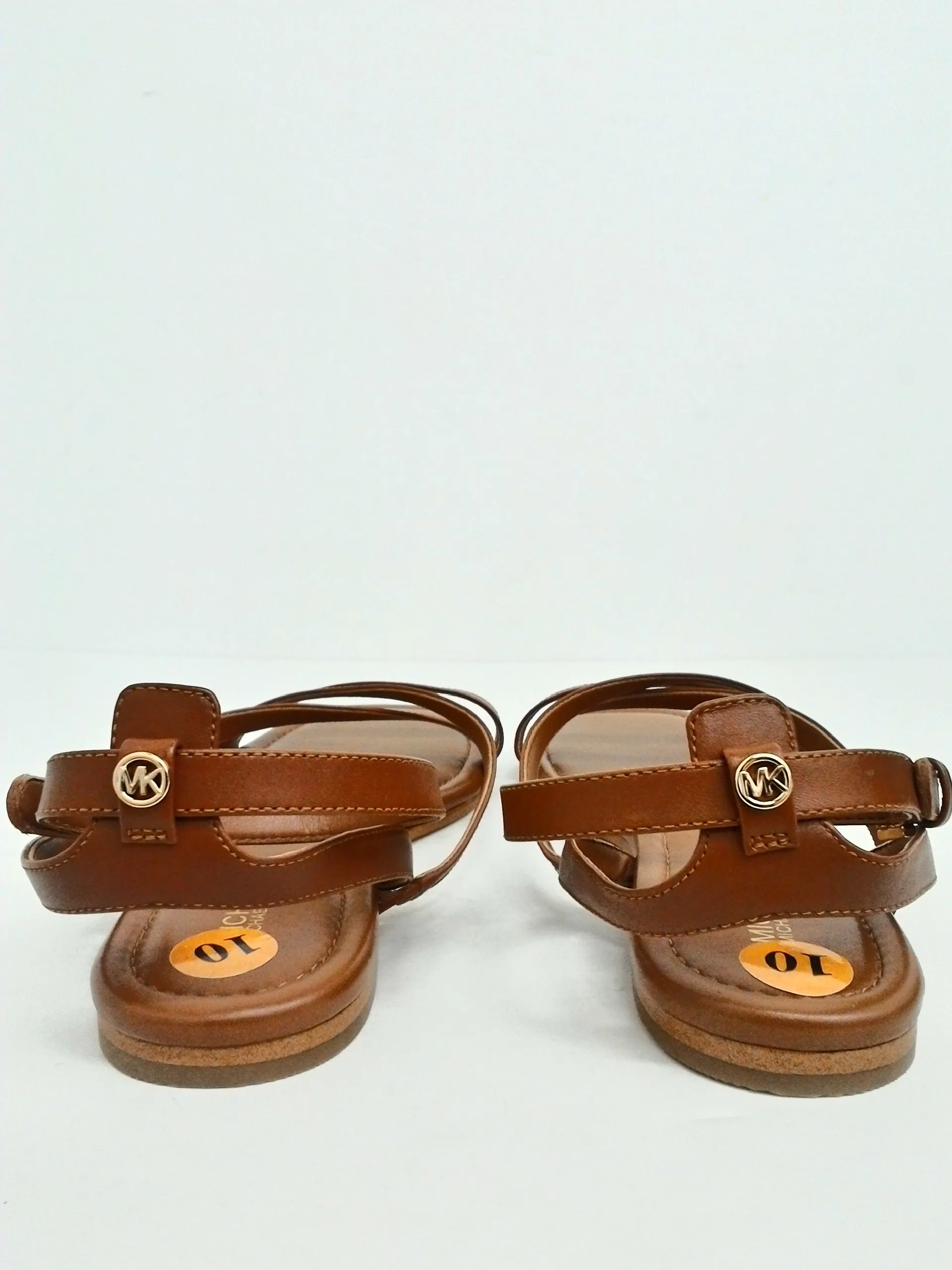 Michael Kors Women's Brown Leather Sands Size 10 M
